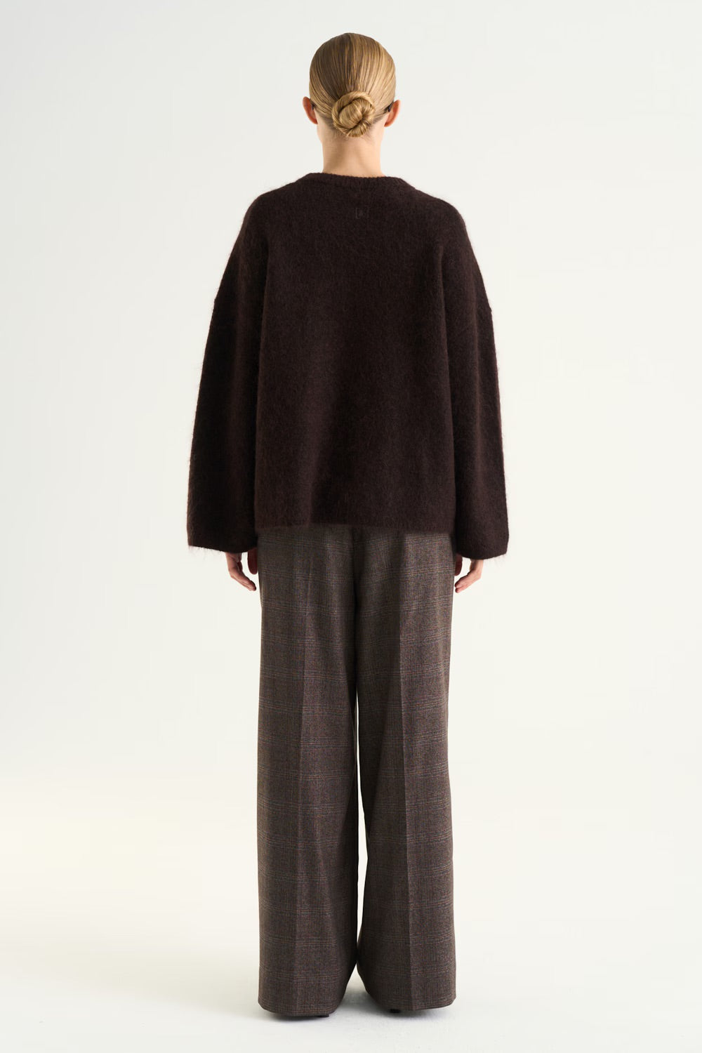 Mireya Knitted Sweater  Dark Taupe