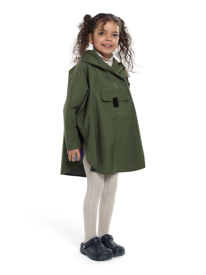 BERGEN MINI  PONCHO  Grønn