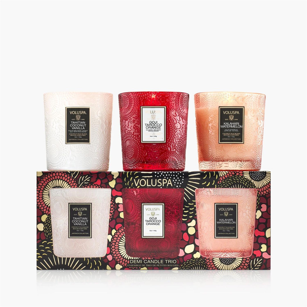 ICONS DEMI CANDLE TRIO  Fruits Of Paradise