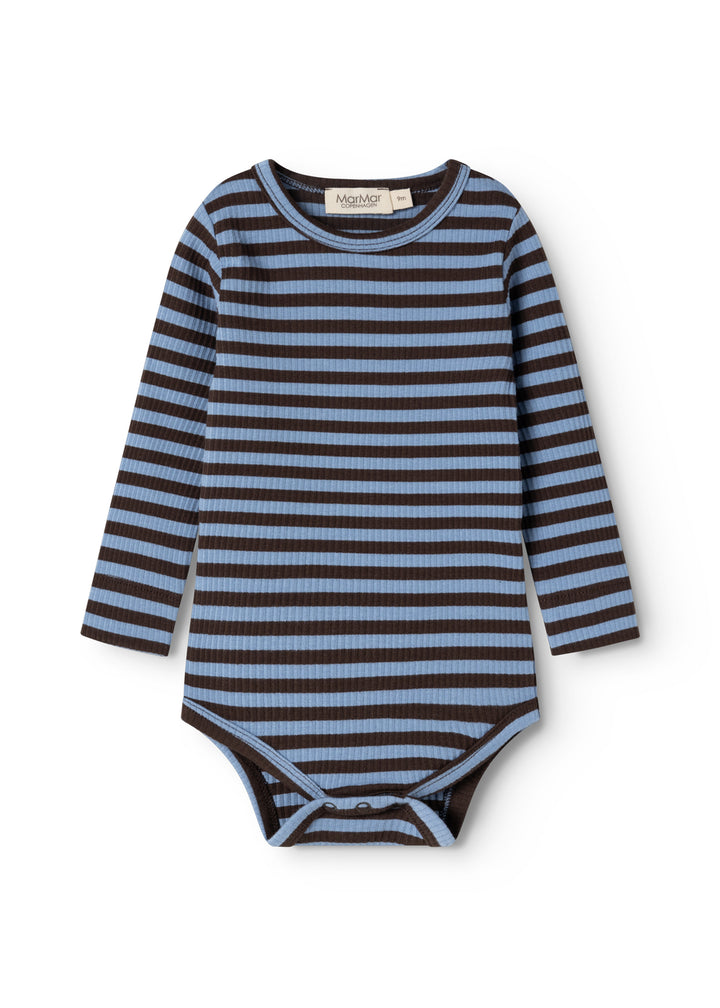 Plain Body LS  Blue Heaven Stripe