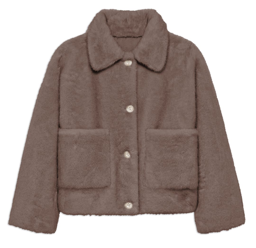 Faje Faux Mink  Pepple