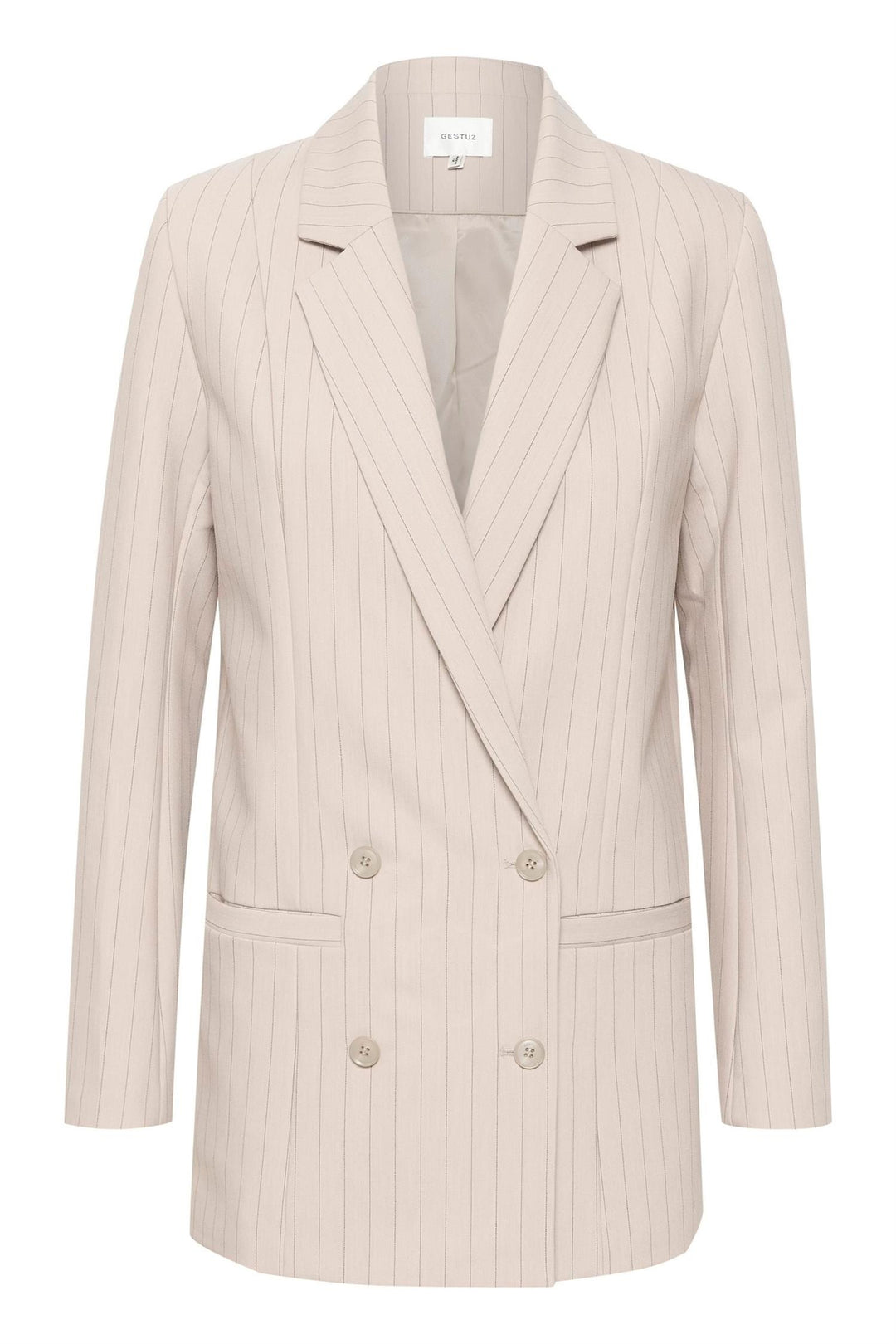 JoelleGZ pinstripe blazer  105921 Sand Pinstripe