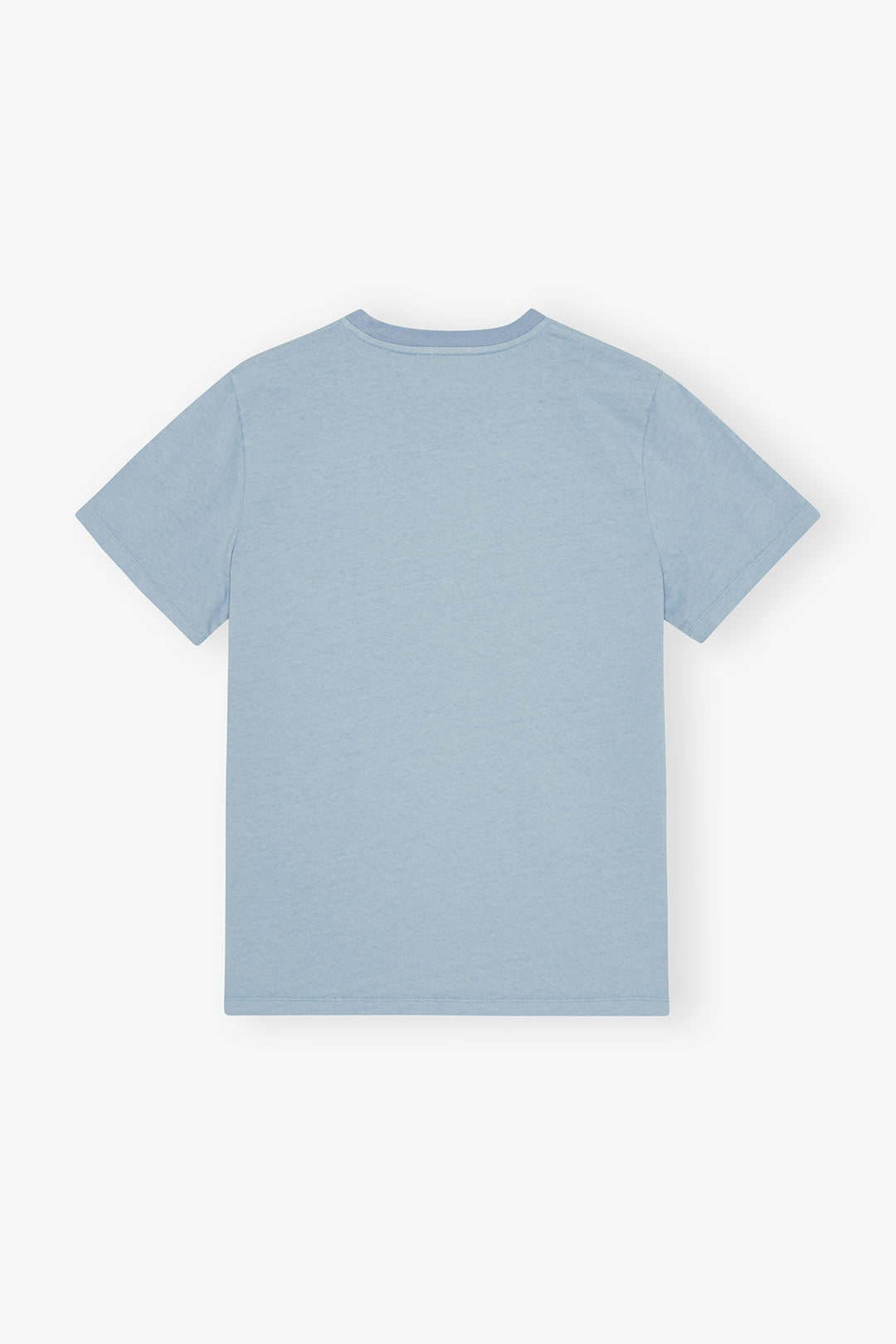 Basic Cotton Jersey Animals Relaxed T-shirt  Chambray Blue