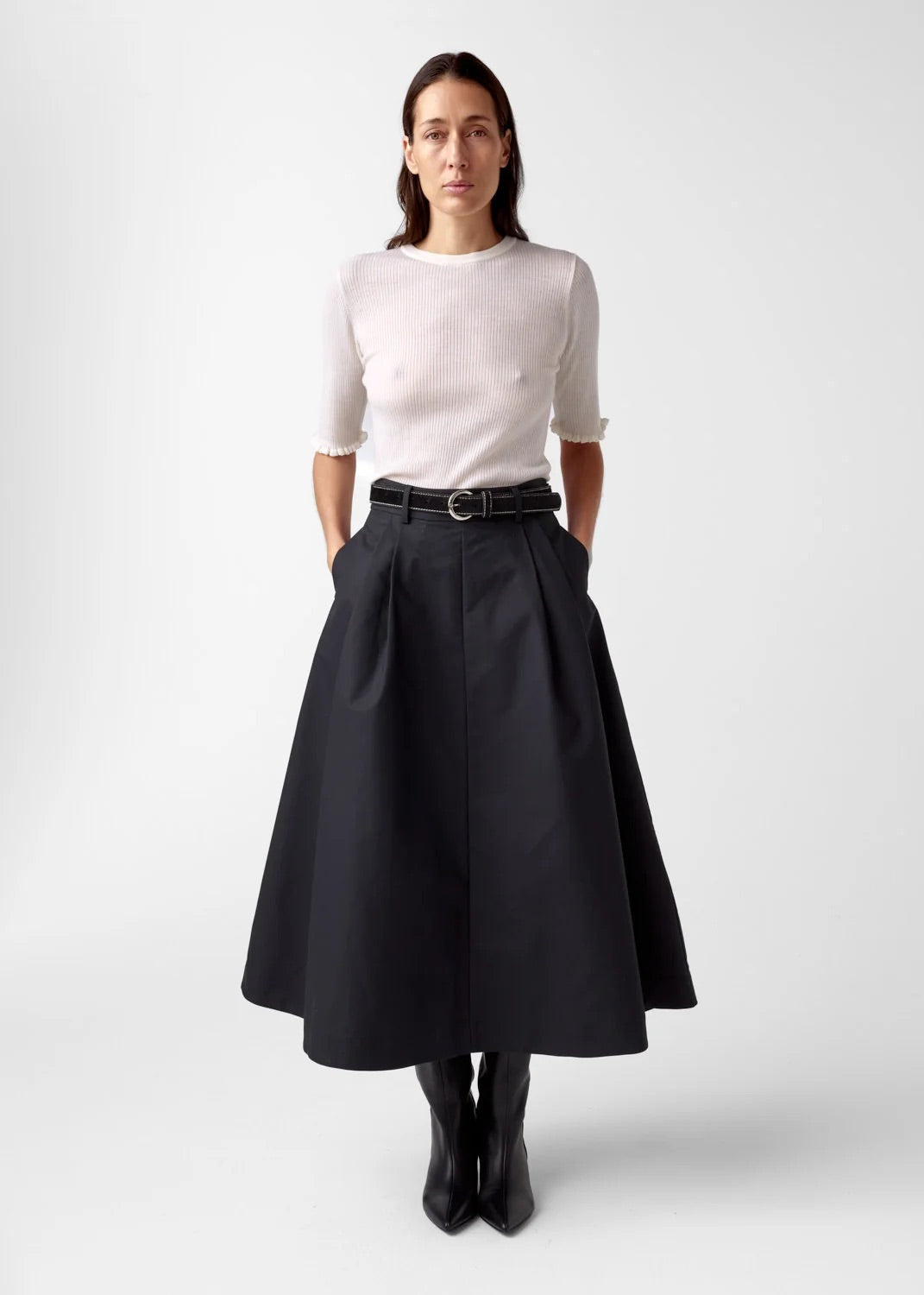 Milla Merino Knit  White