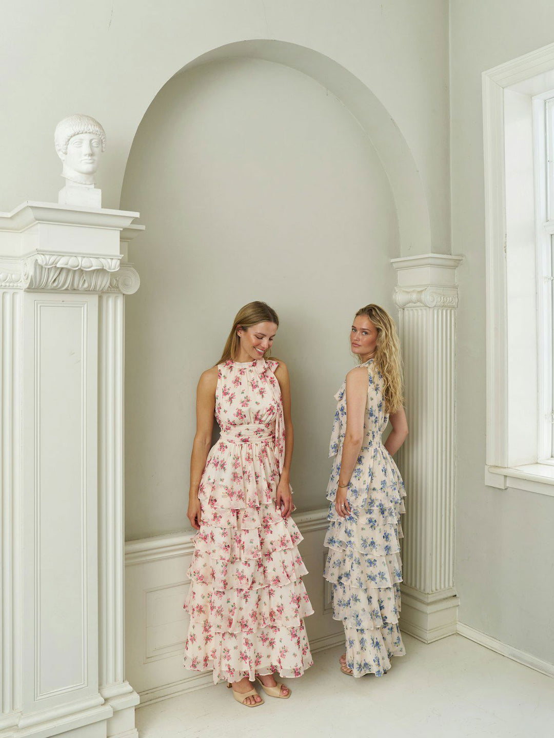 Marli Amazing Chiffon Rose Dress  Rose