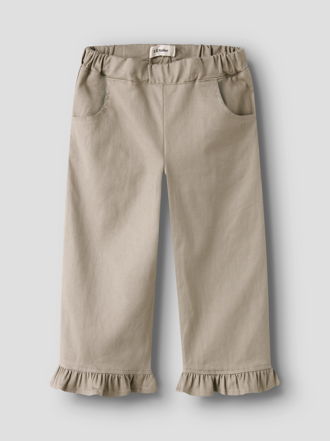 Doreen Wide Twi Pant  Lysegrå