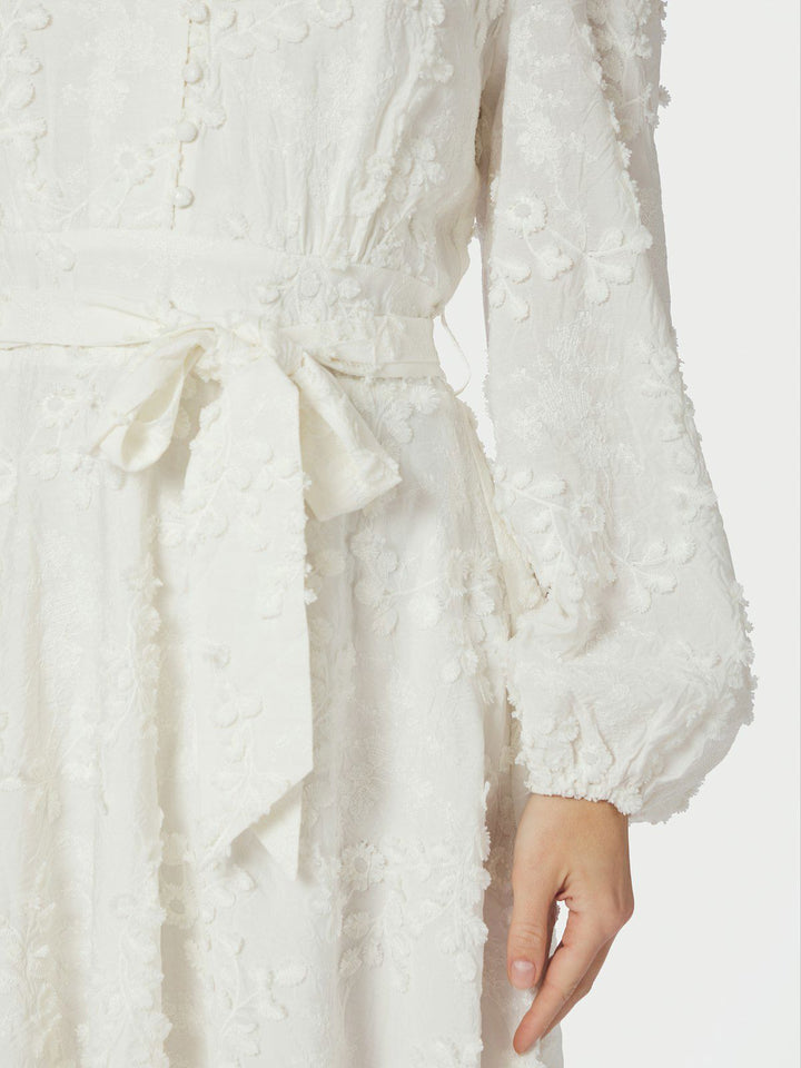 Monnie Embroidery Dress  White