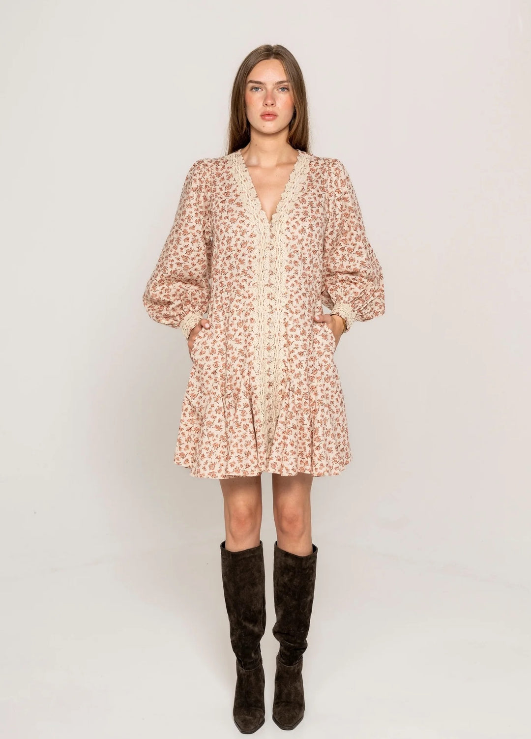 Tanvi Dress Rose Elegance  Rose Elegance