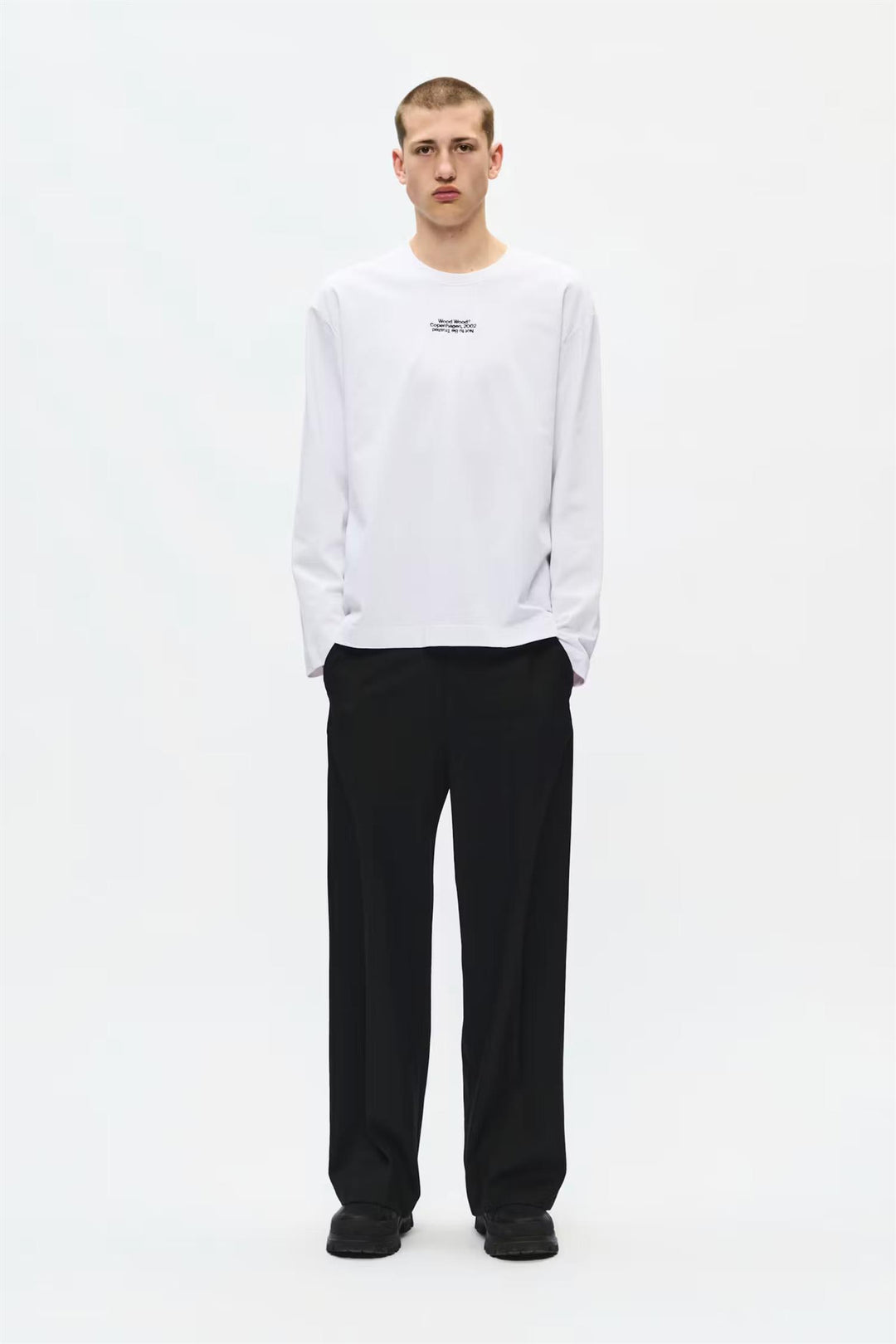 WWRYAN LS TEE  Bright White