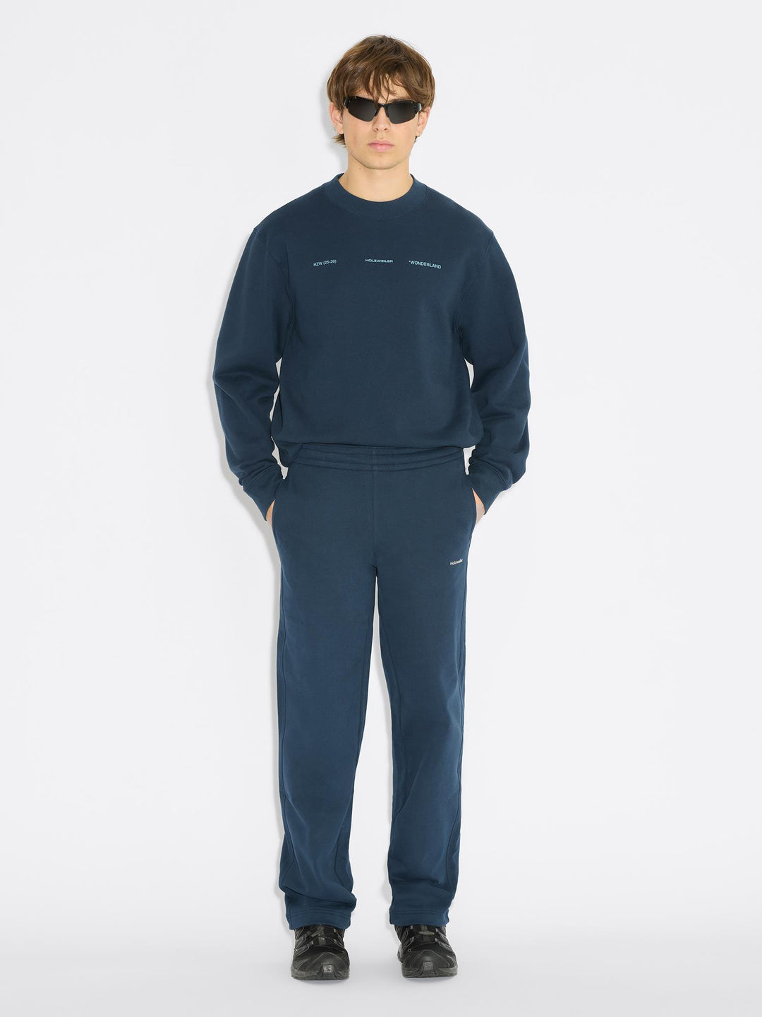 M Relaxed Trousers  Dk. Blue