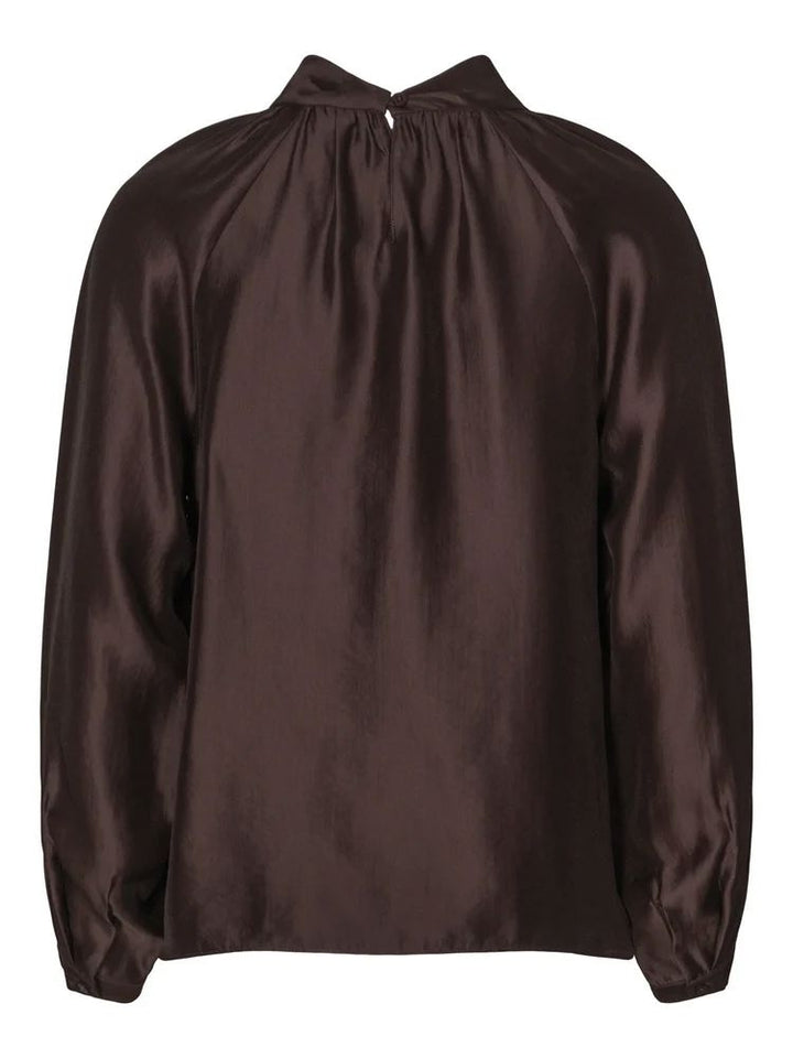 Arden Blouse  Warm Chocolate