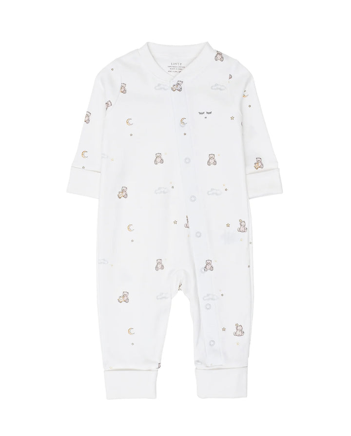 Teddy Dreams Overall  White