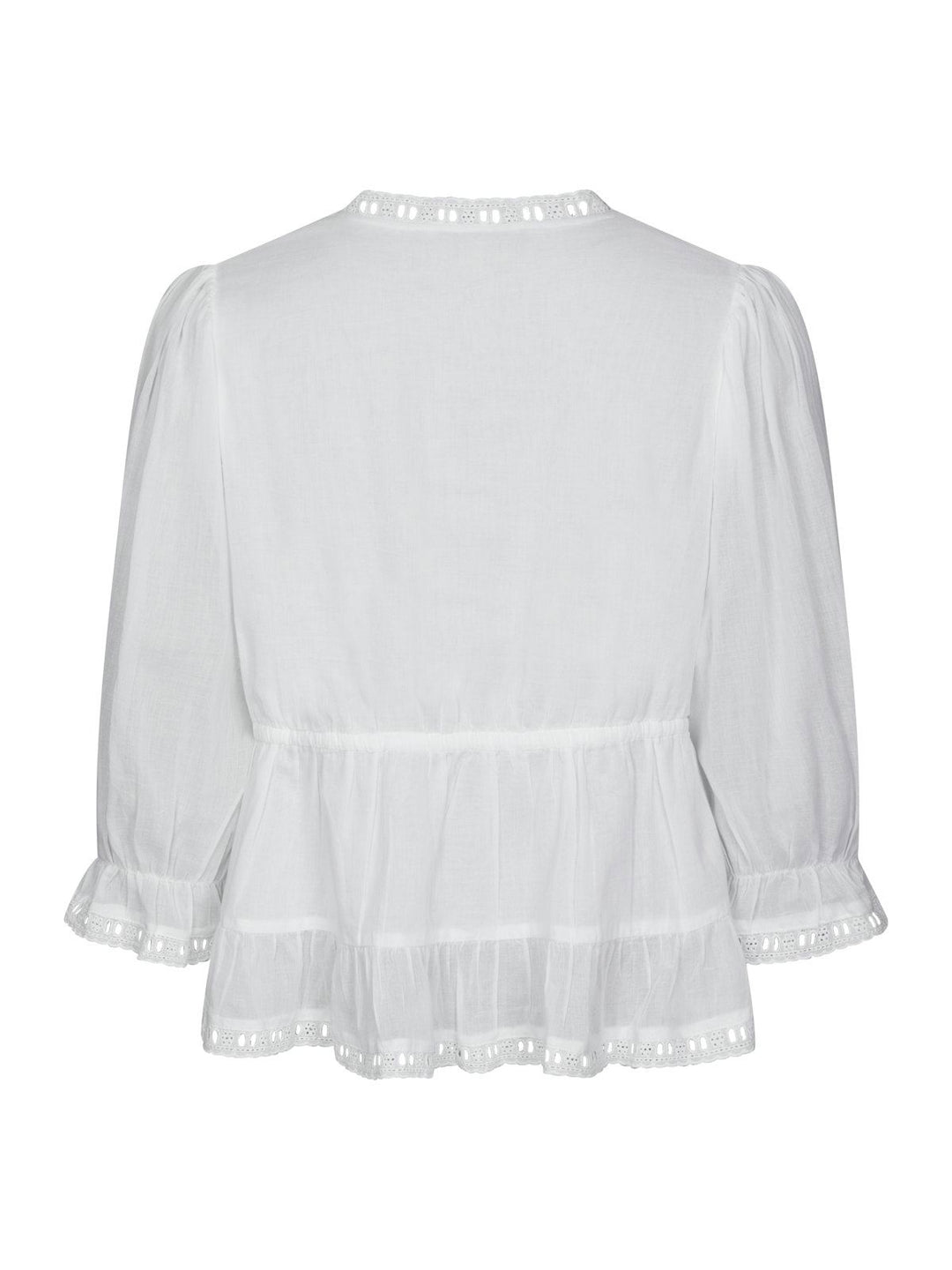 Adelia S Voile Blouse  White