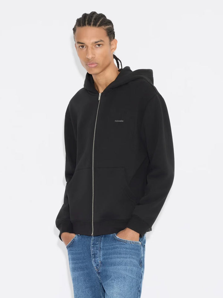 Andrew Zip-Up Hoodie  Black