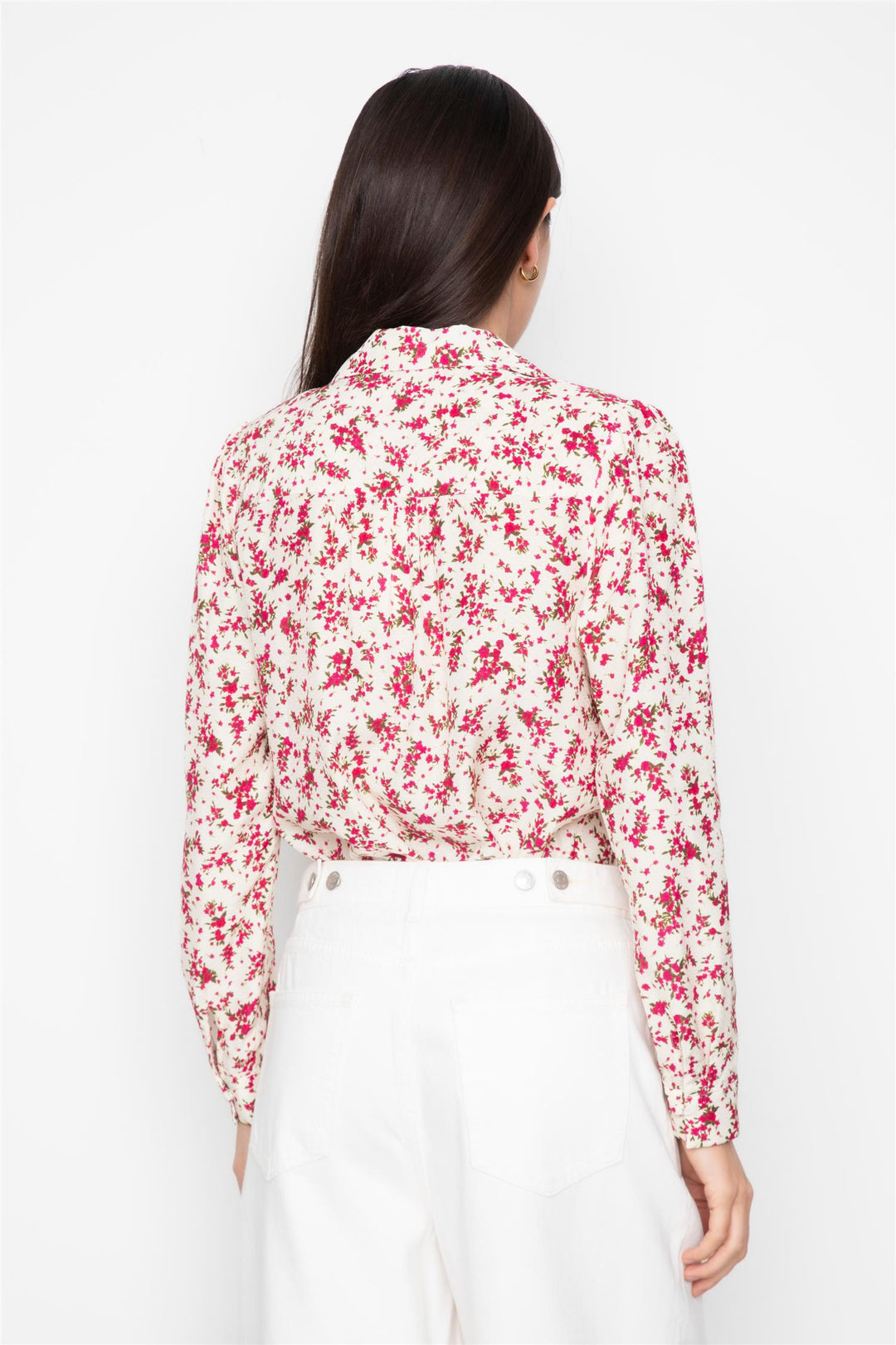 Lu Lu Blouse  Berry Print