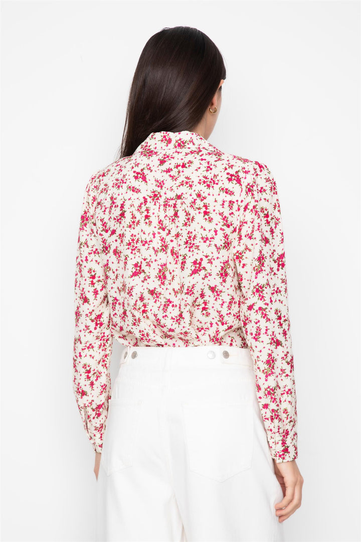 Lu Lu Blouse  Berry Print