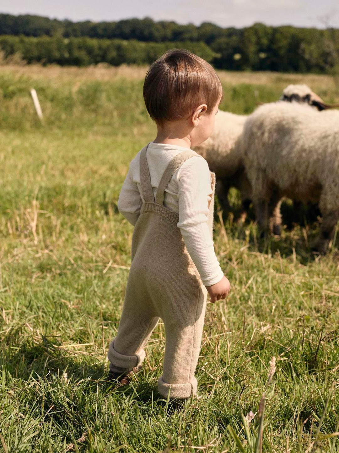 Nalio Wool Knit Overall Lil  Beige