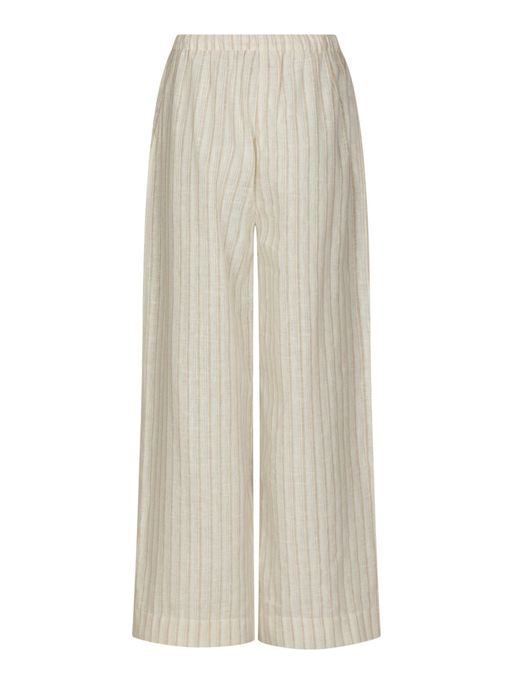 Heifa Linen Stripe Pants  Sand