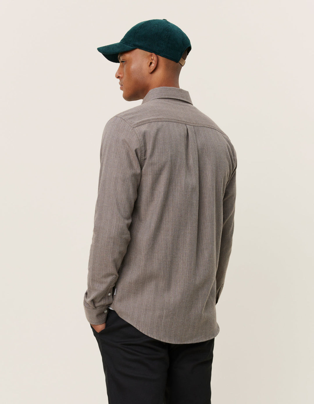 Desert Reg Stripe Shirt  Mountain Grey/Ivory