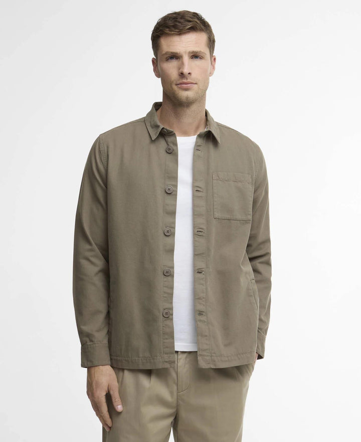 Barbour Washed Oversh  Smokey Olive