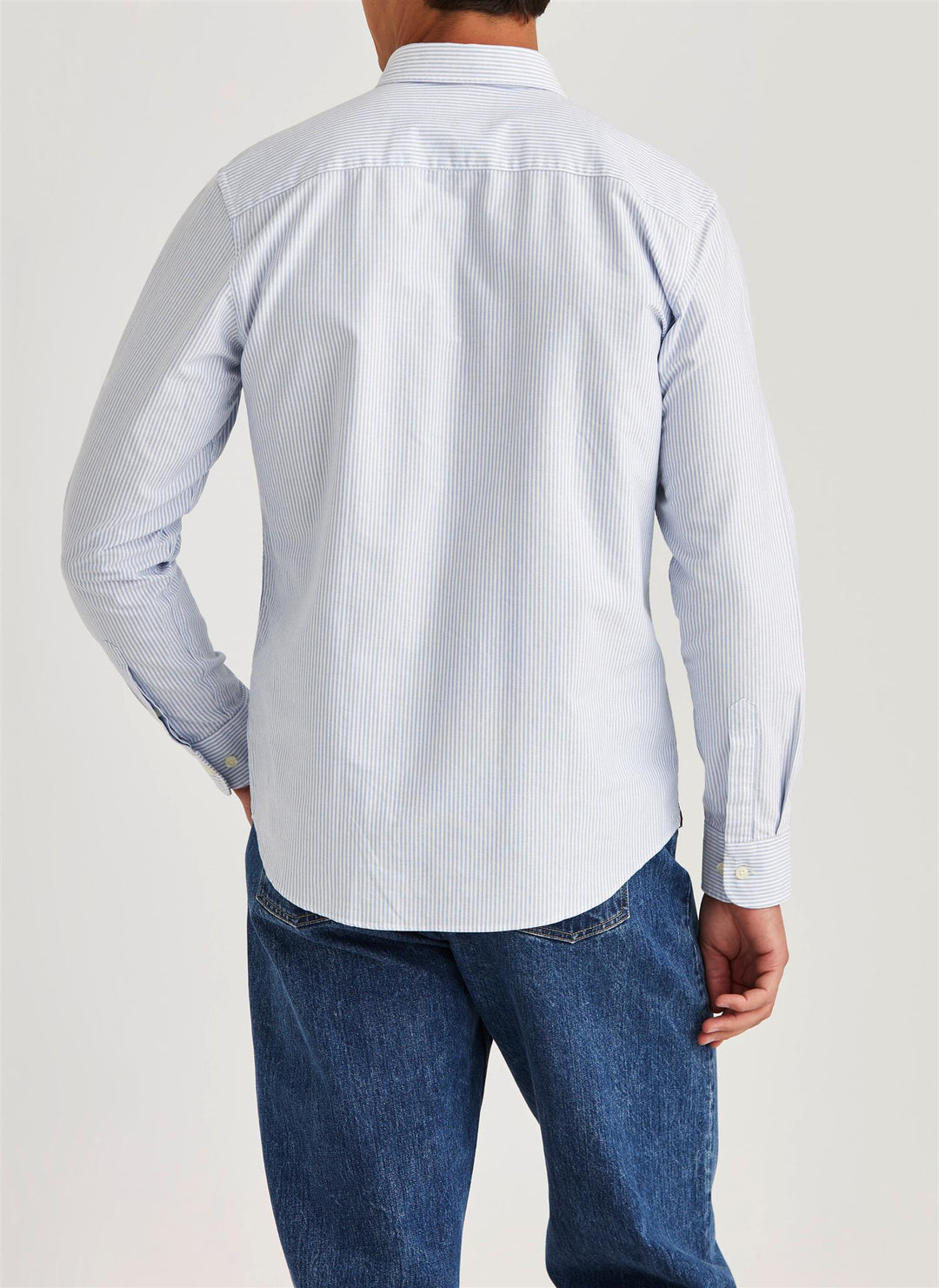 OXFORD STRIPED  Light Blue