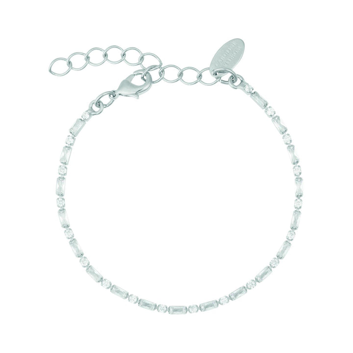 EVELYNE BRACELET RHODIUM  Crystal