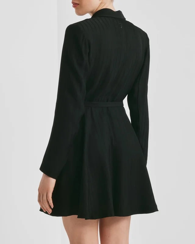 By Timo Tailored mini dress  Svart