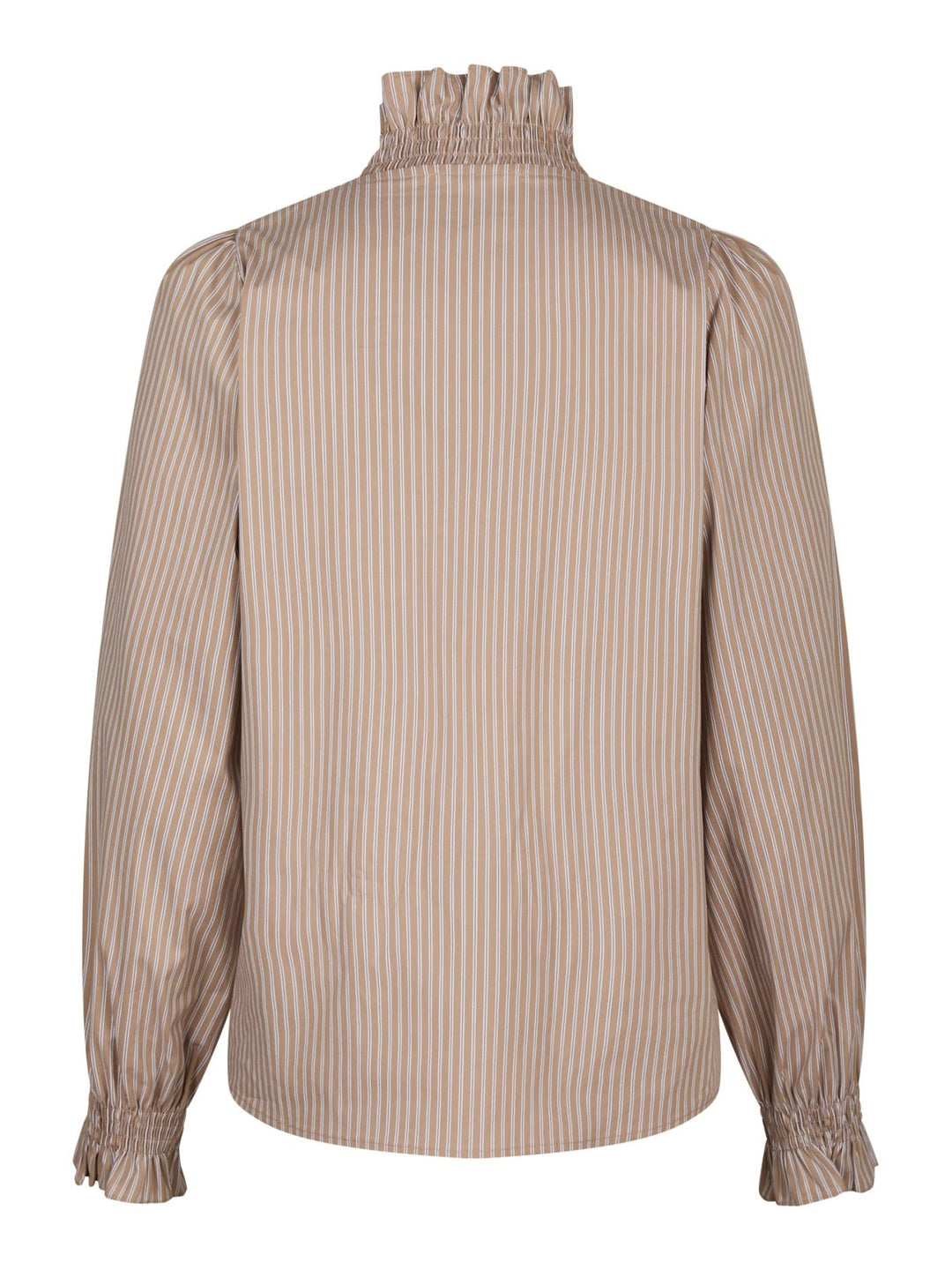 Brielle Stripe Shirt  Brown