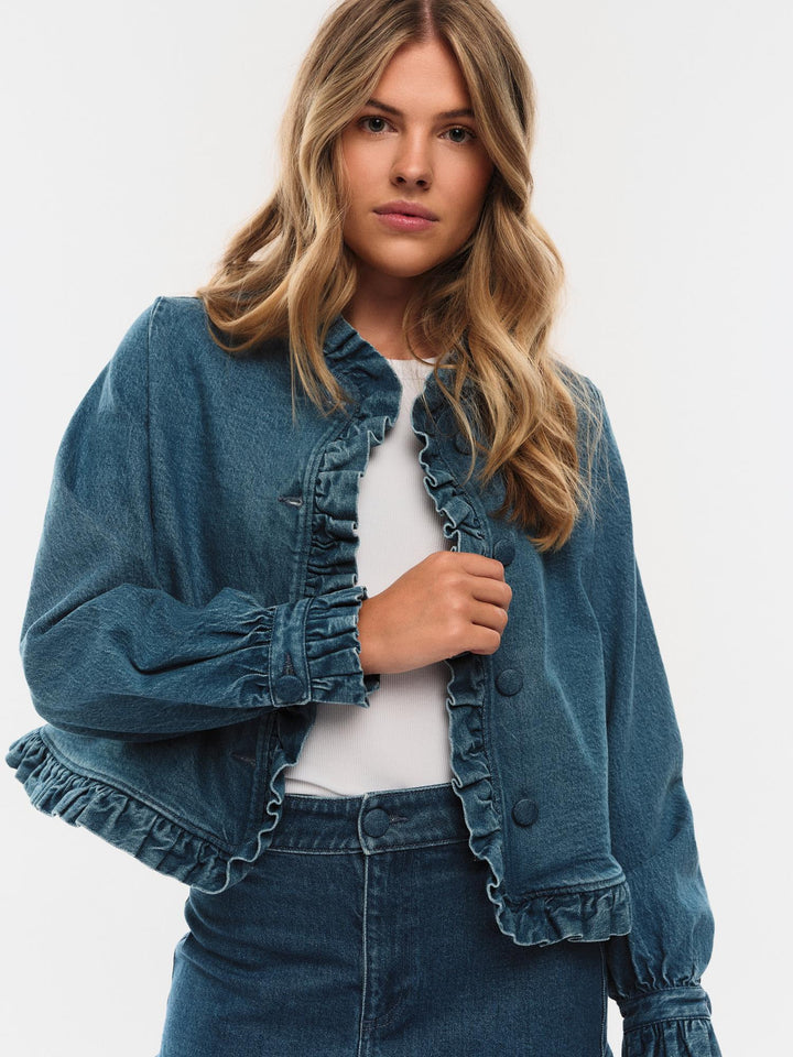 Betty Denim Jacket  Denim Medium Wash