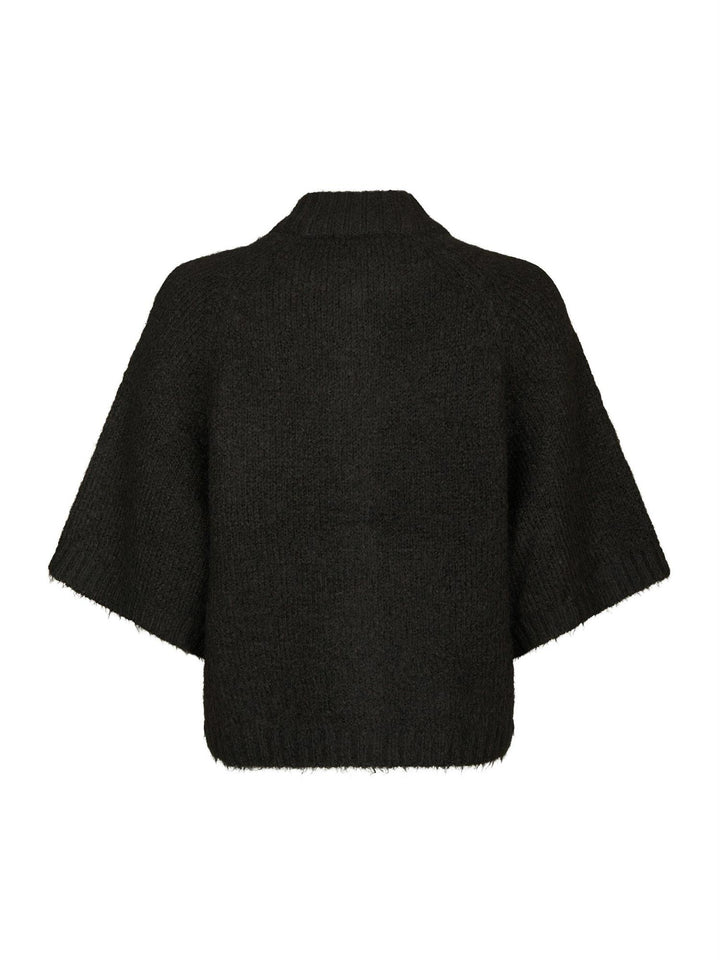 Benuta Fluffy Knit Cardigan  Dark Brown