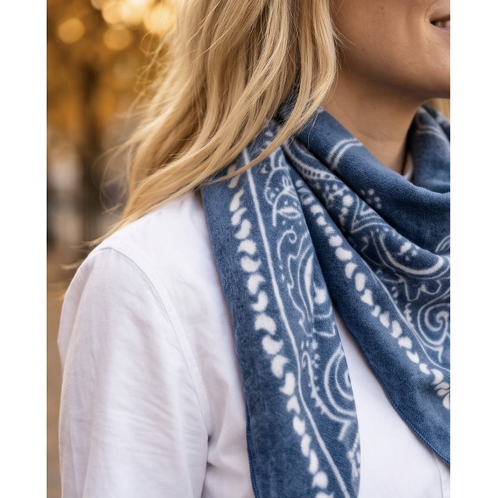 Manipur Scarf 110  Blå