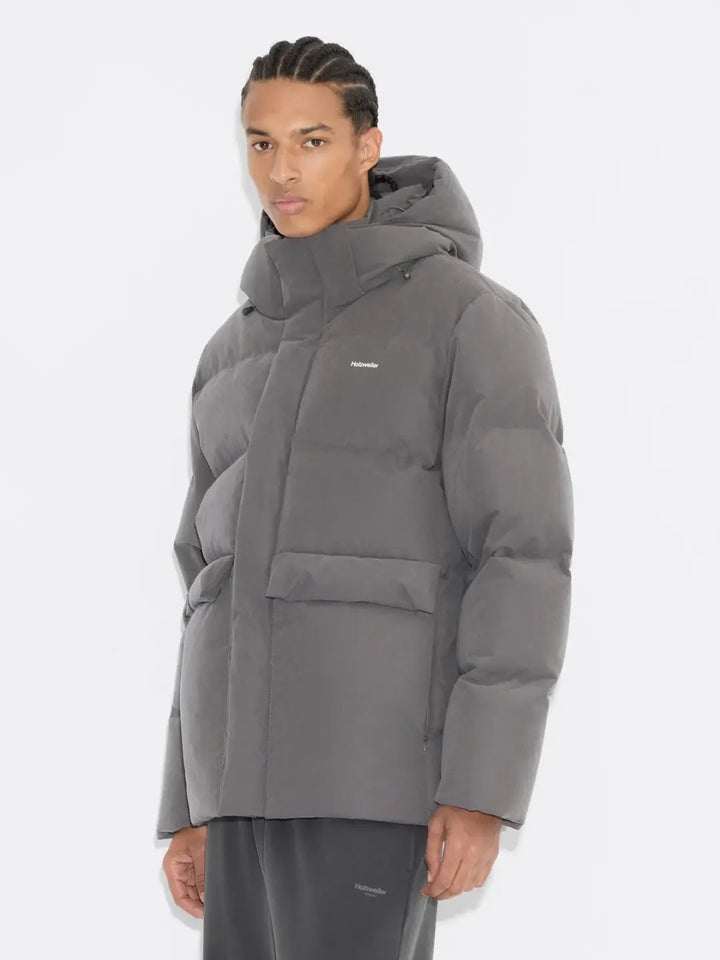 Dovre Brushed Down Jacket Grey