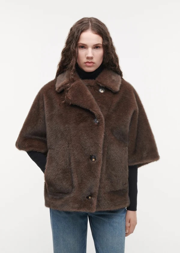 CLARA FAUX MINK  Choco