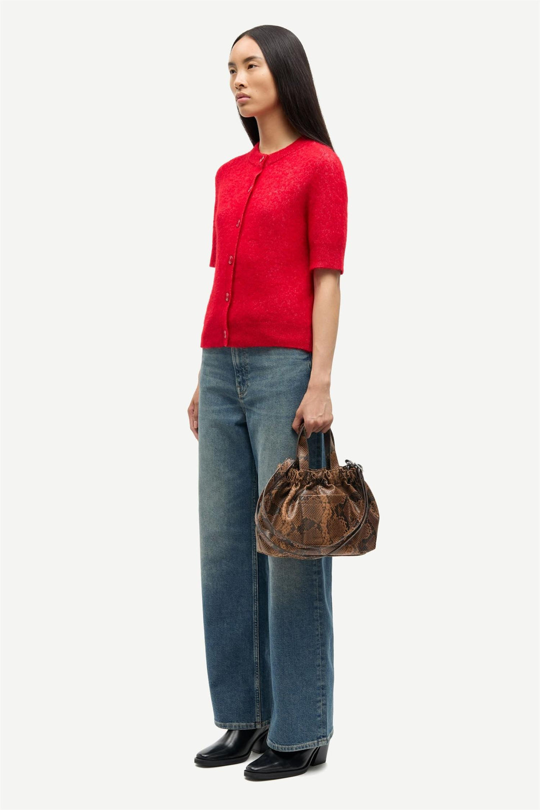 Sanoura Ss Cardigan 15556  Haute Red