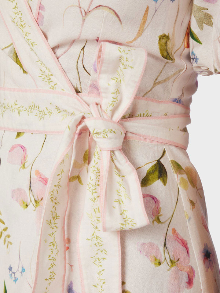 Clarine Flower Dress  Off White
