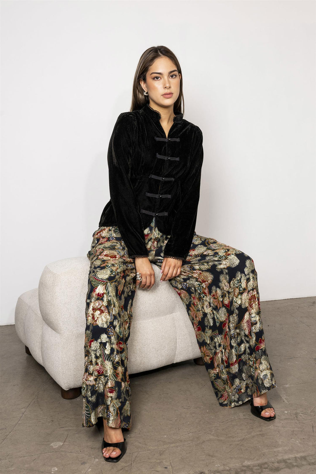 Amora Blouse Velvet Black Velvet Black