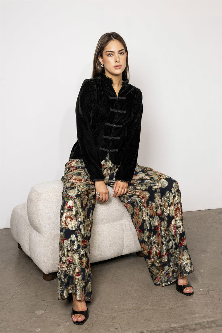 Amora Blouse Velvet Black Velvet Black