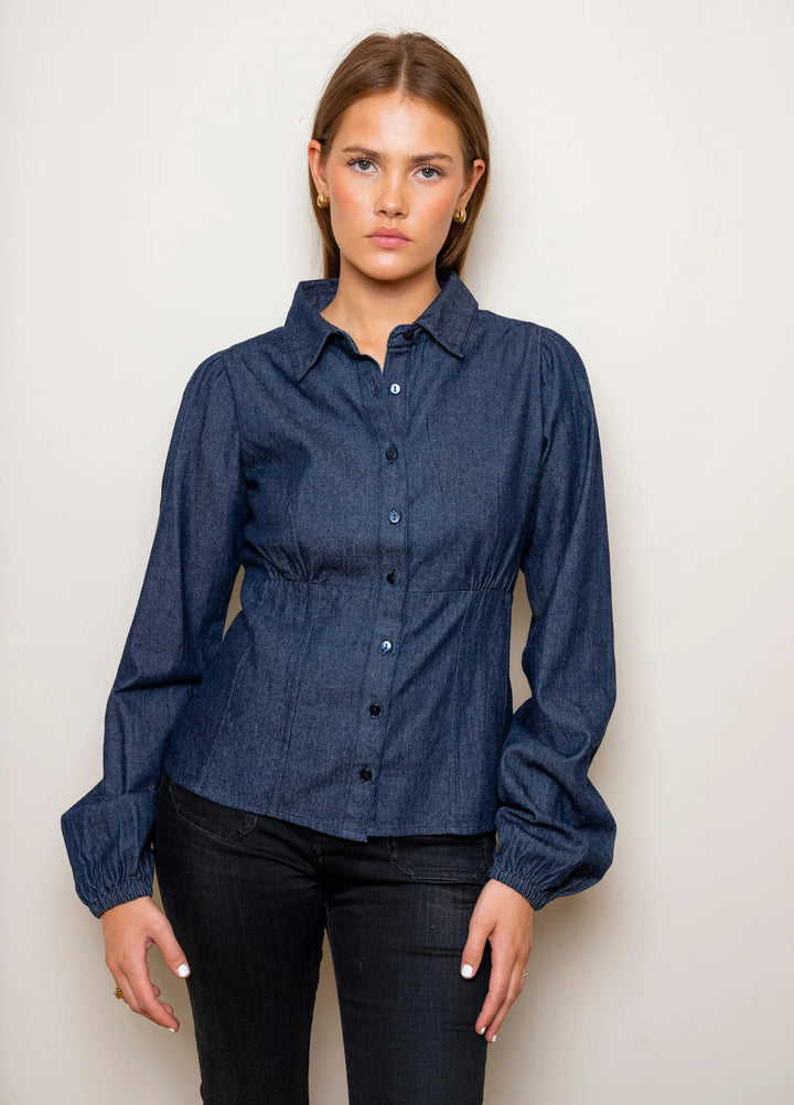 Live Blouse  Dark Denim
