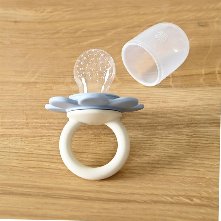 Poppy Fruit Feeder  Cream & Pale Blue