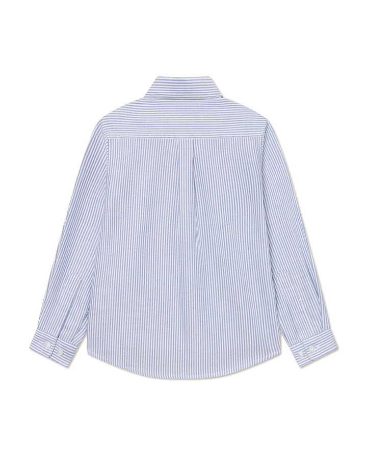 Konrad Contrast Oxford Shirt Kids  Light Blue/White