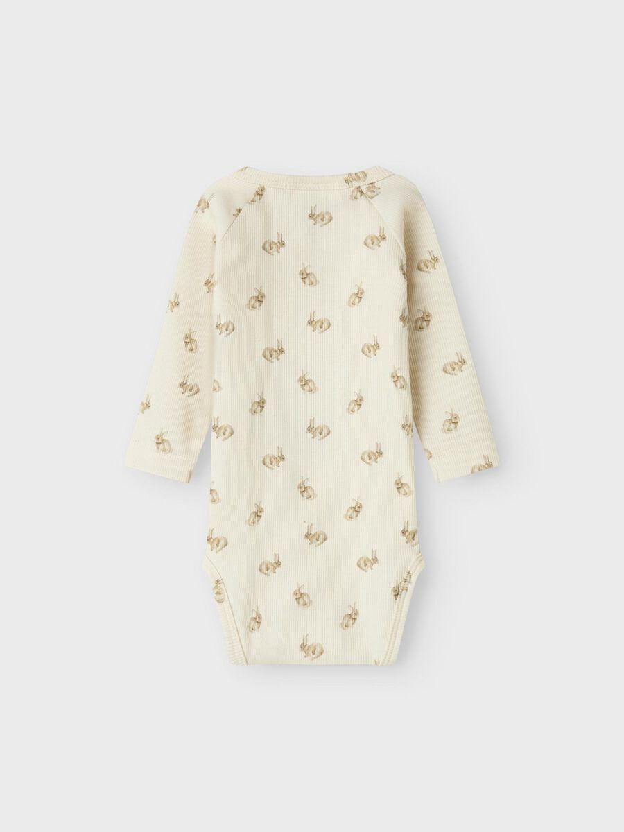 LAVO EMO LS SLIM WRAP BODY  Turtledove/Rabbit