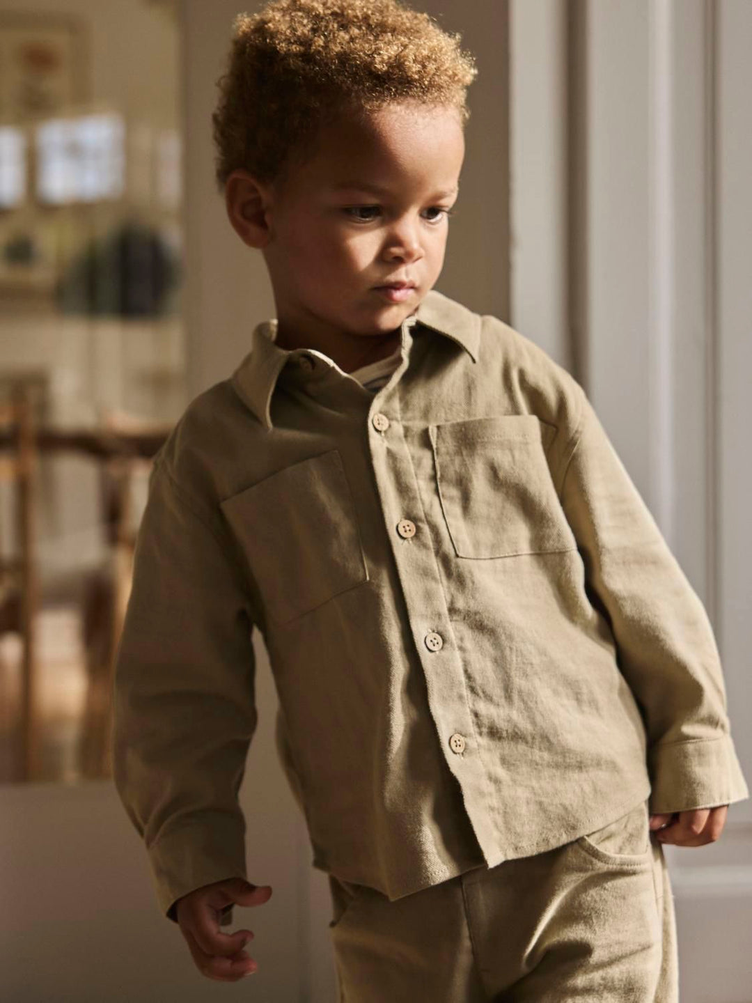 Koa Ls Loose Shirt  Mellomgrå