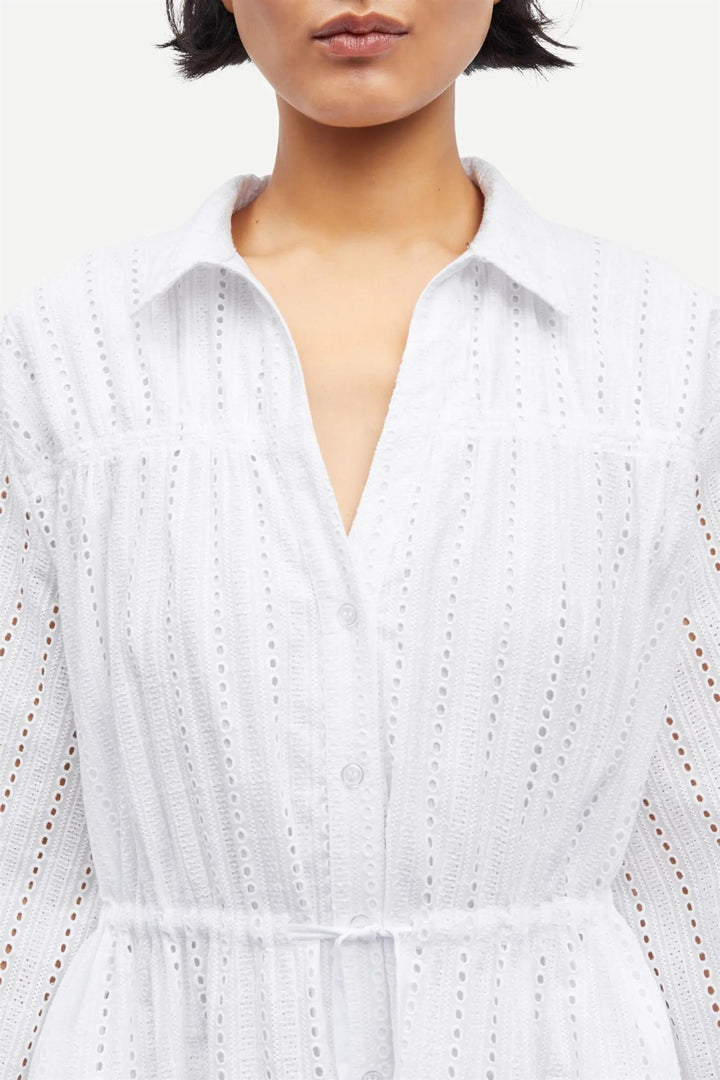 SAMANAROLA DRESS 15643  White