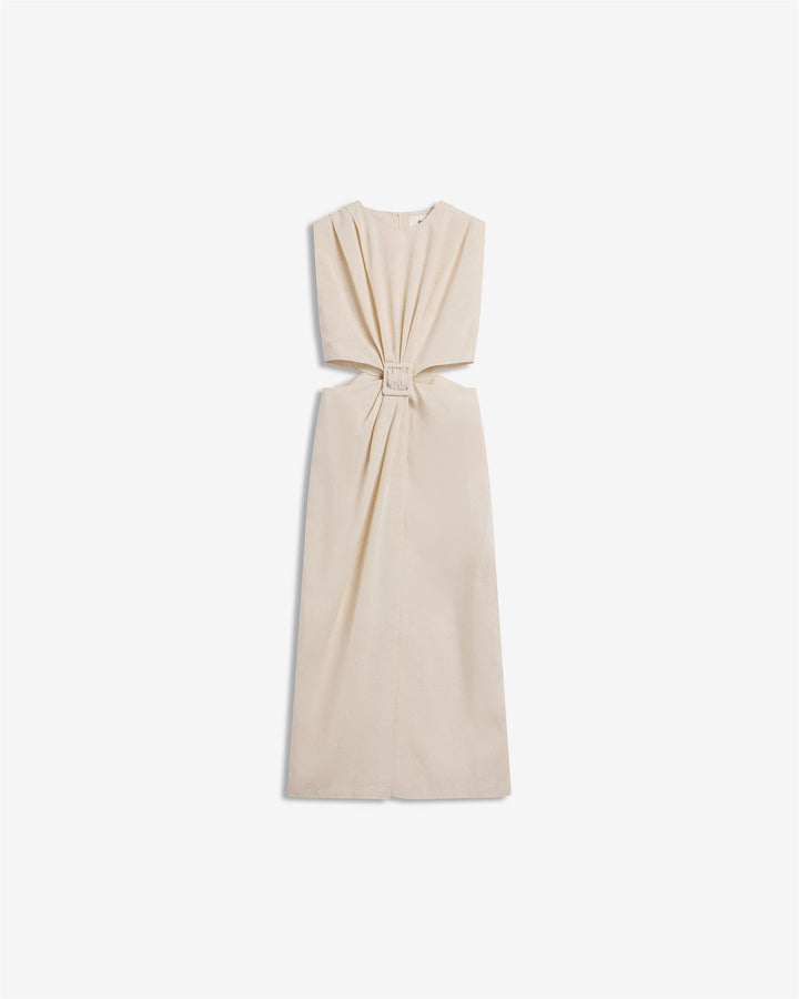 Riviera Dress  Raw Beige