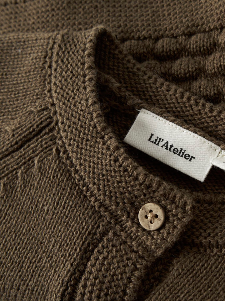 Nobir Ls Knit Card Lil  Mellombrun