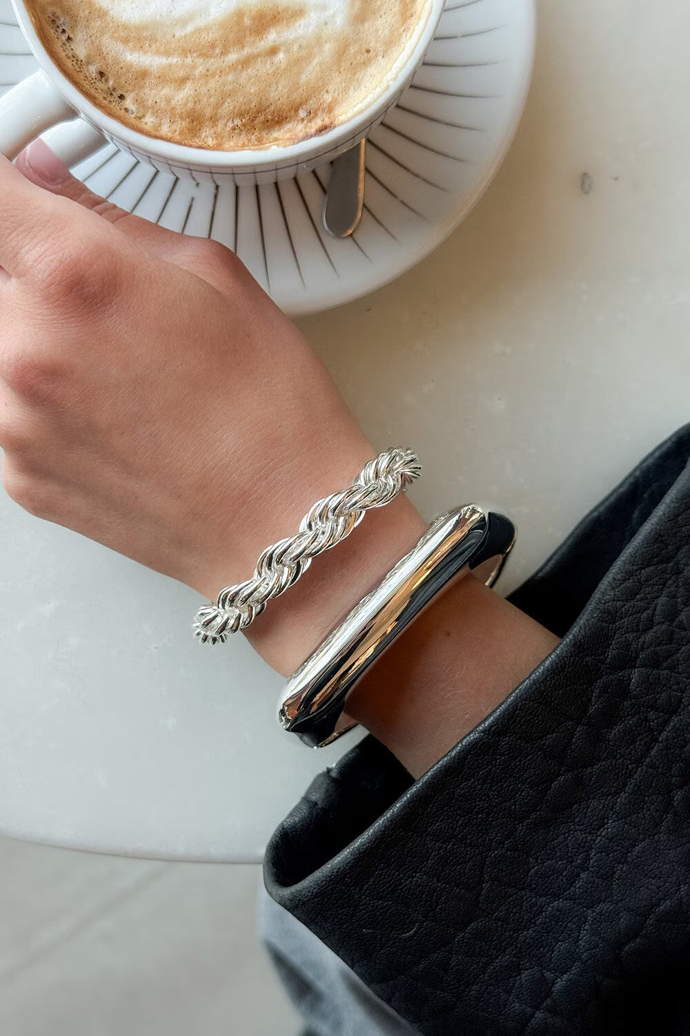 NAFIA BRACELET  Silver Plated