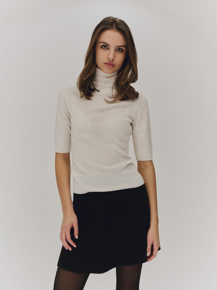 Melly merino tee  White