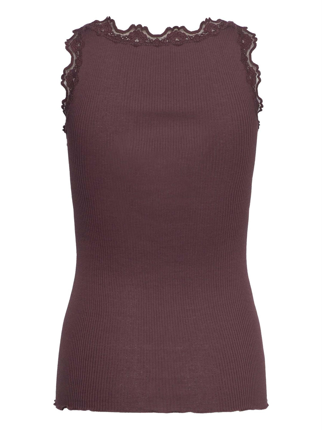RWBabette SL U-neck Lace Top  Fudge