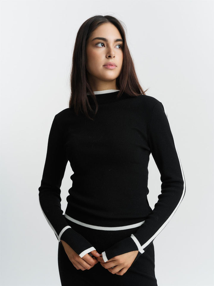 Colly Merino Sweater  Black