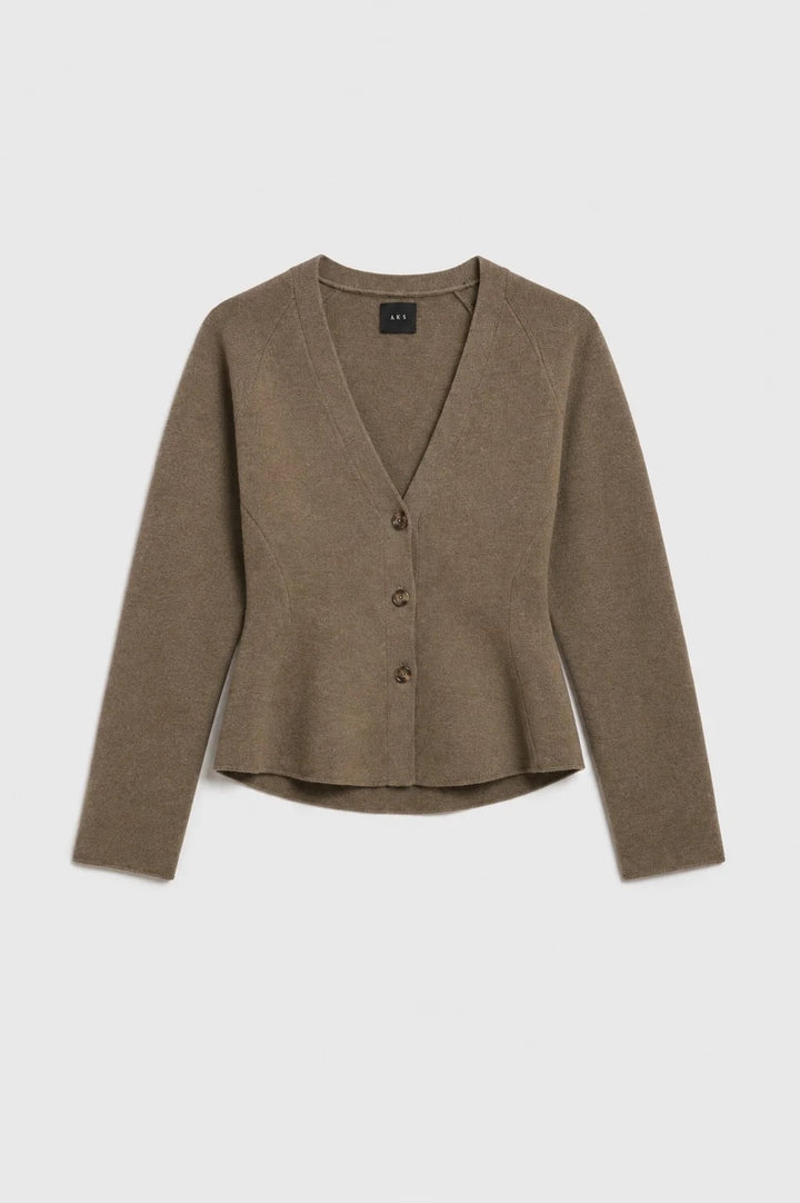 Ginny merino cardigan  Espresso